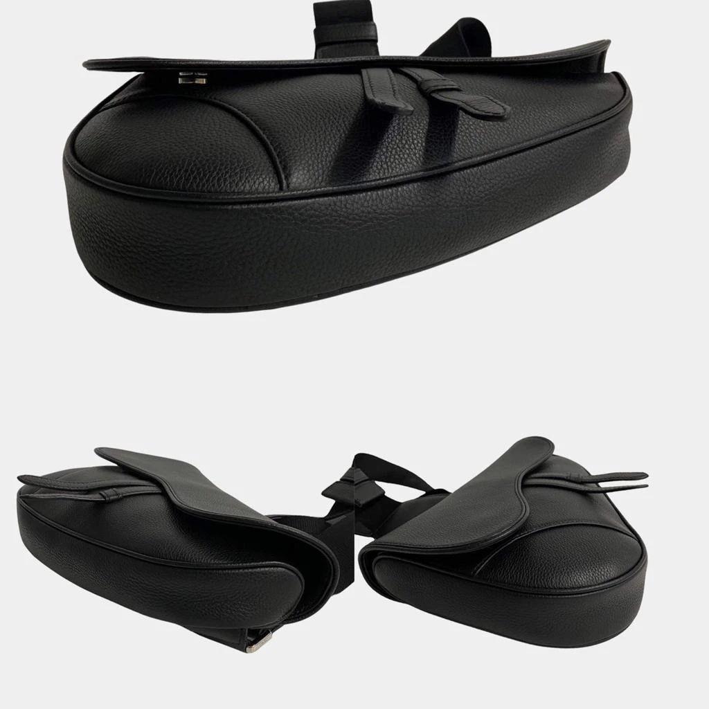 Dior Dior Black Leather Leather Saddle Bag 4