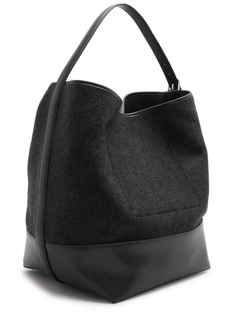 Totême Belted wool tote 2