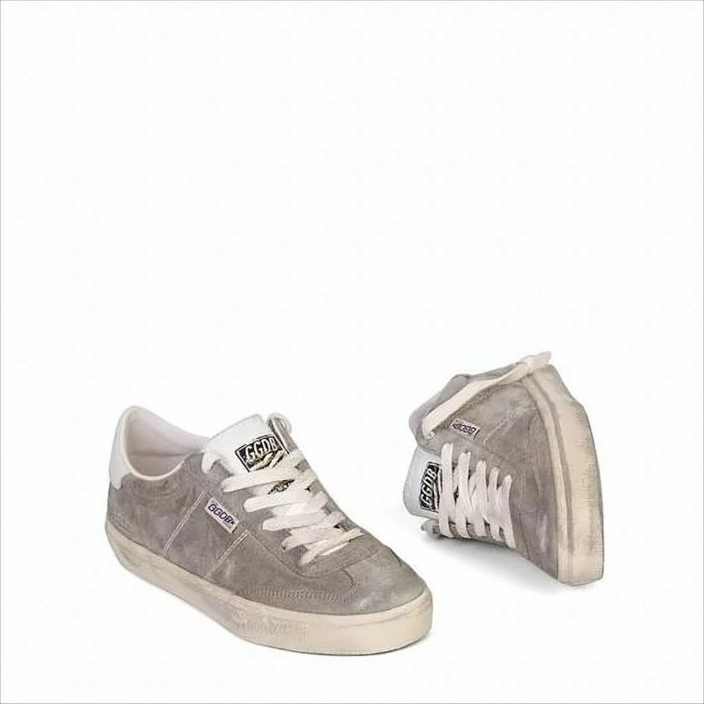 Golden Goose Distressed Suede Low-Top Sneakers with Leather Accents 3