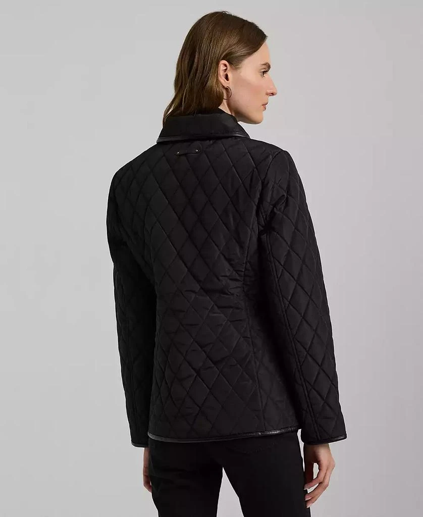 Lauren Ralph Lauren Petite Quilted Velboa Lined Coat 2