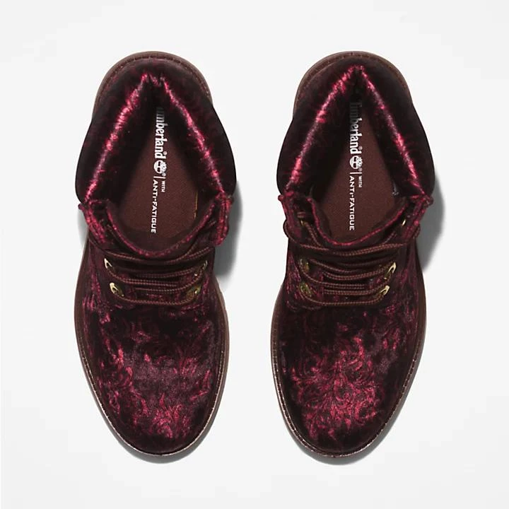 Timberland Timberland® Premium 6 Inch Velvet Boot for Women in Burgundy 2