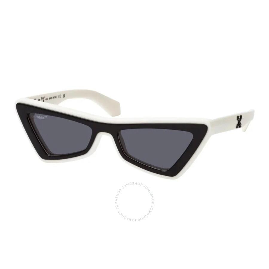 Off-White Artemisia Dark Grey Cat Eye Ladies Sunglasses OERI042 0207 55