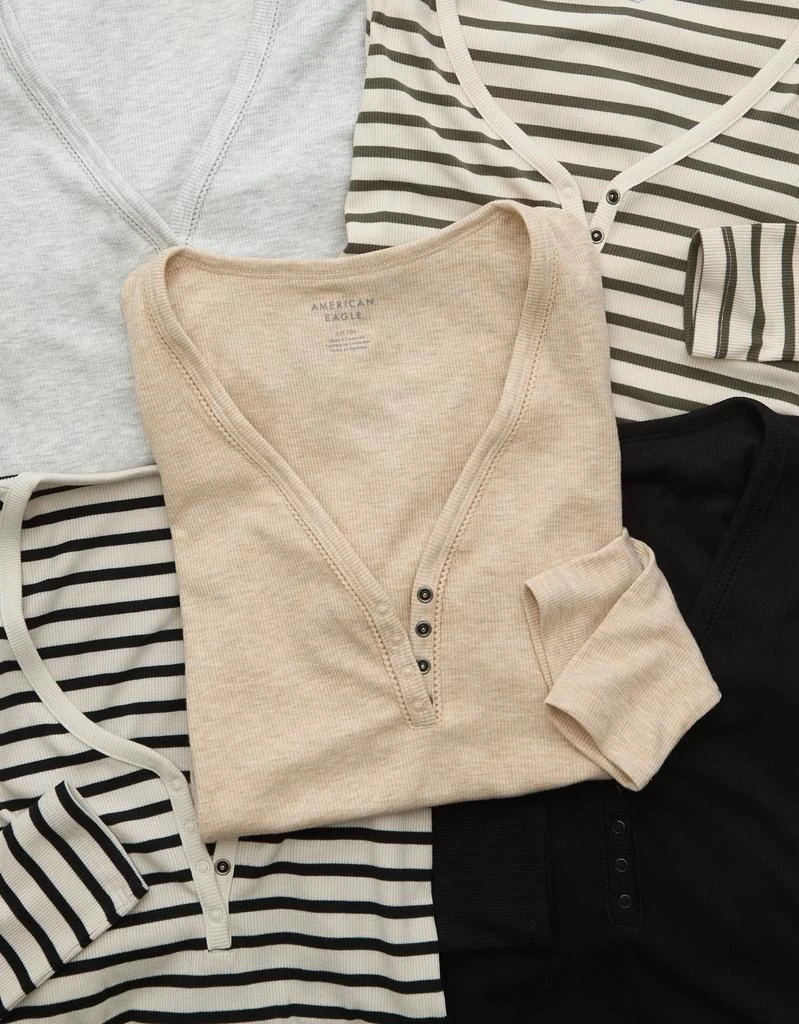 AE AE Long-Sleeve Henley T-Shirt 7