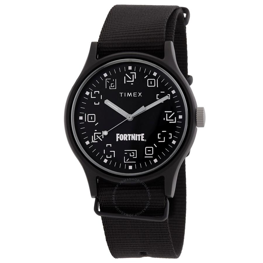 Timex Mk1 X Fortnite Quartz Black Dial Men's Watch TW2W97000