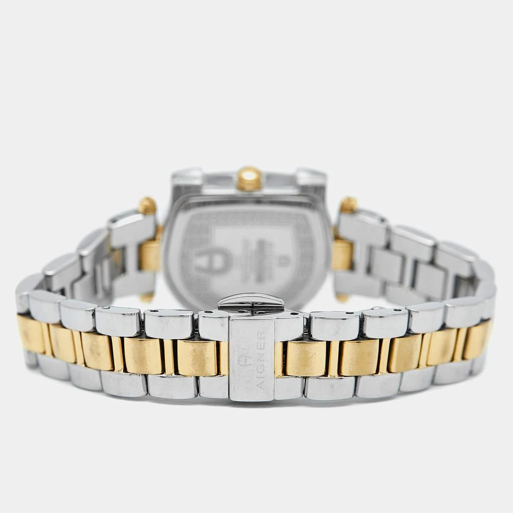 Aigner Aigner Mother of Pearl Two Tone Stainless Steel Arco A34200 Women's Wristwatch 25 mm 4