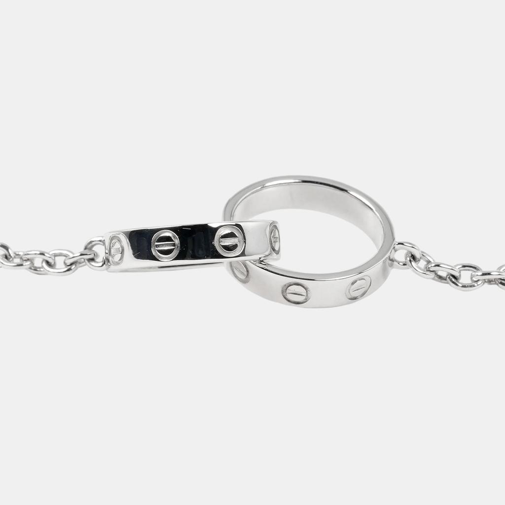 Cartier Cartier 18K White Gold Love Chain Bracelet