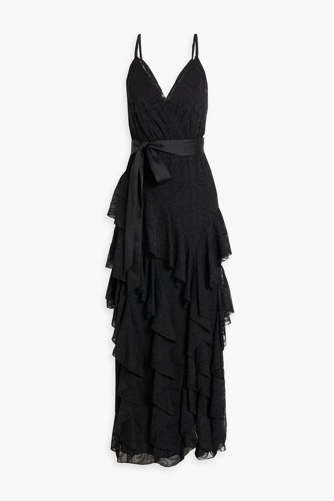 Alice+Olivia■Delia Ruffle Angel Sleeve Dress■ドレス Alice + Olivia Delia Ruffle Angel-Sleeve Tunic Dress