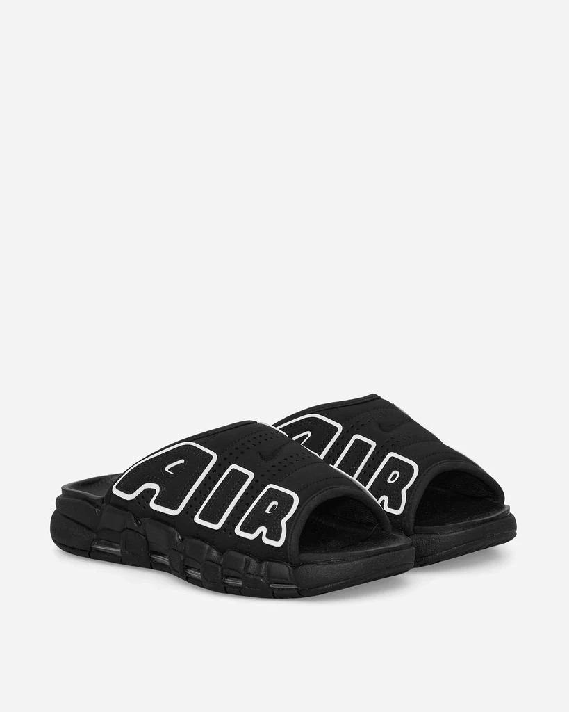 NIKE Air More Uptempo Slides Black 2