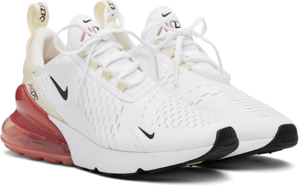 NIKE White Air Max 270 Sneakers 4