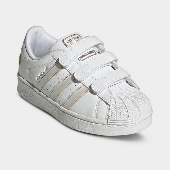 Adidas Little Kids' adidas Originals Superstar LED Lights Comfort Closure Casual Shoes 2