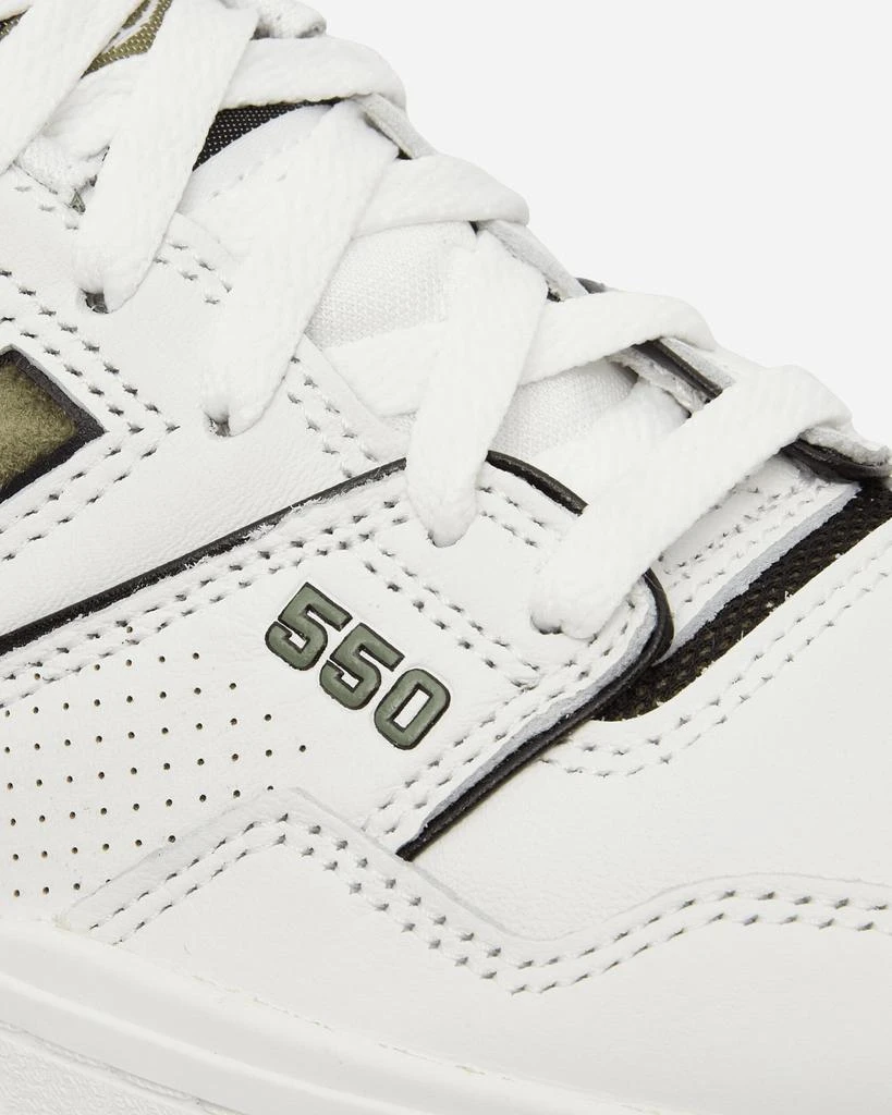 New Balance 550 Sneakers White / Dark Olivine / Black 6