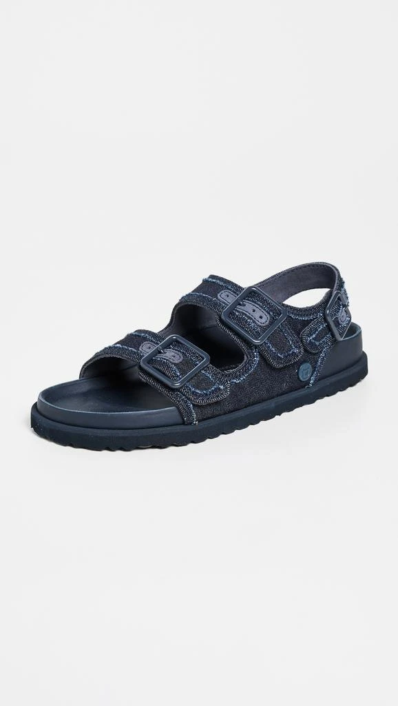 Birkenstock Milano Stone Washed Denim Sandals 1