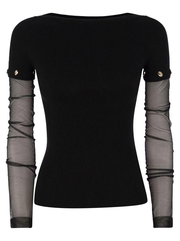 Max Mara Sportmax Alcide Boat Neck Long-Sleeved Jumper 1
