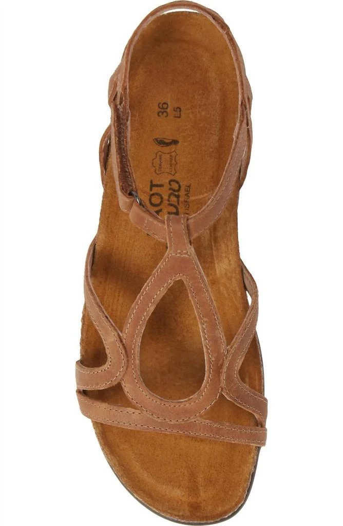 Naot Women's Dorith Sandal In Latte Brown Leather 5
