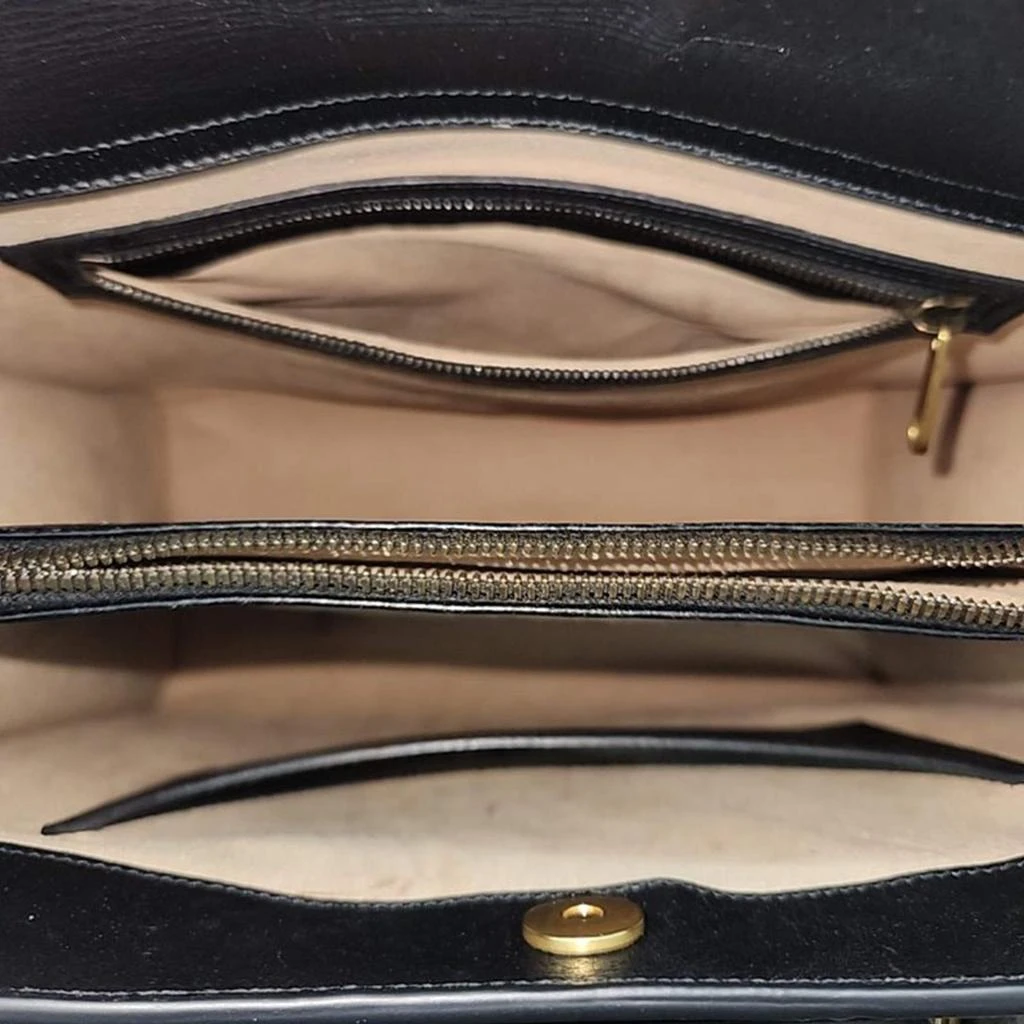 Gucci Gucci Black Leather Large Diana Tote Bag 6