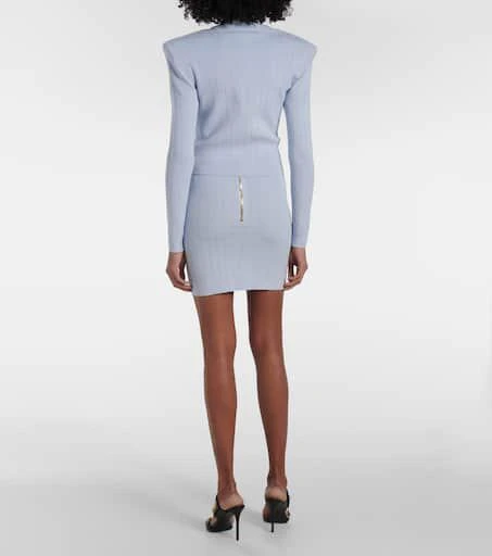 Balmain Ribbed-knit cardigan 3