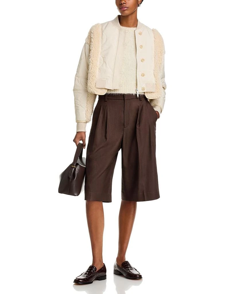 3.1 Phillip Lim Cropped Sherpa Combo Jacket 2