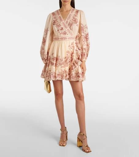 Zimmermann Printed cotton wrap dress 2
