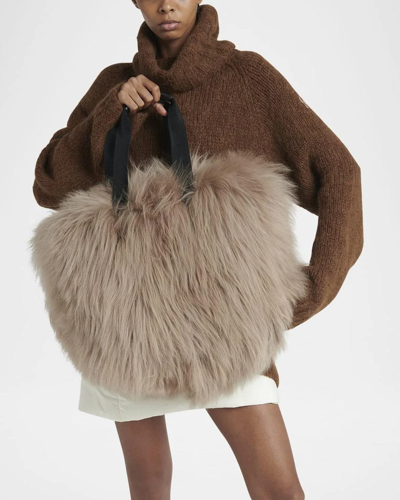 Moncler Caradoc Shearling Tote Bag 2