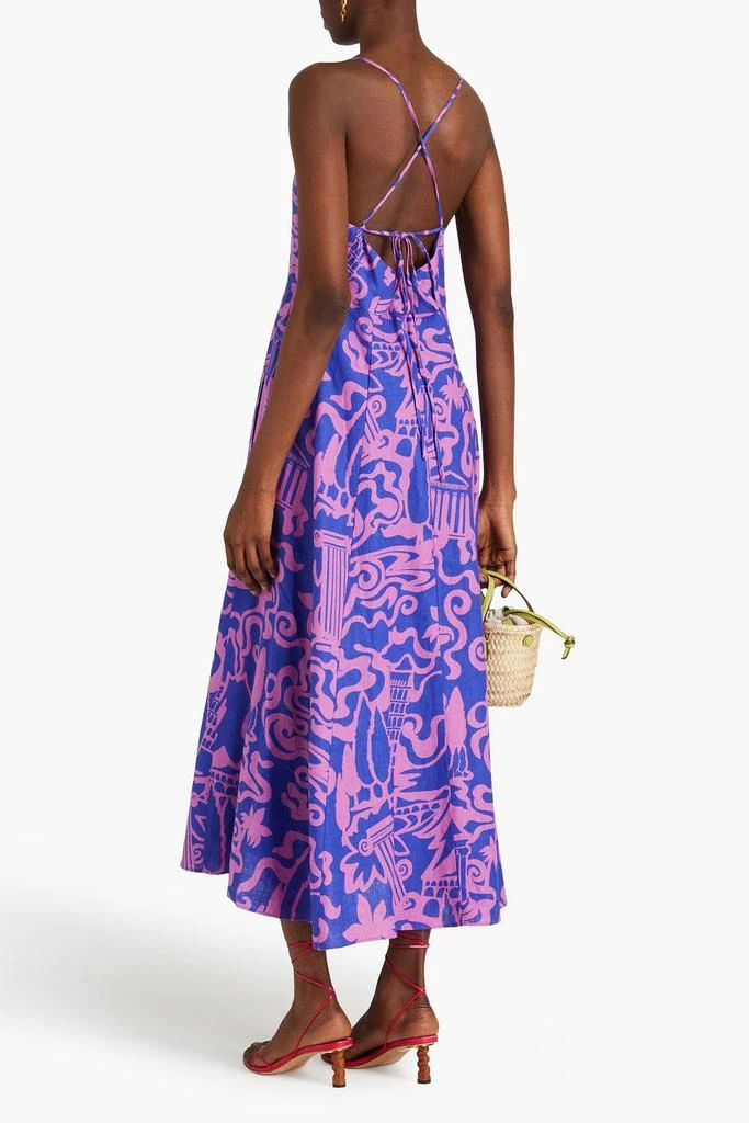Mara Hoffman Verona printed hemp midi dress 3