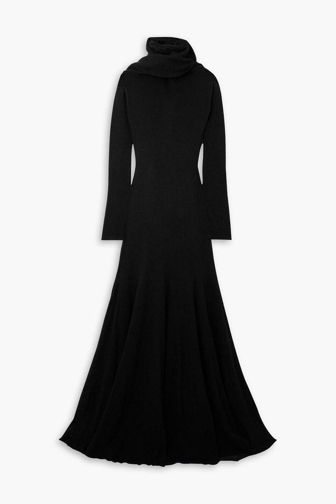 CORTANA Jenna wool turtleneck maxi dress