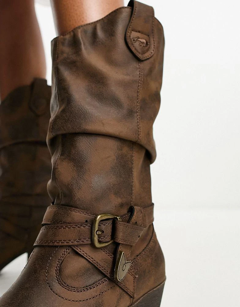 Rocketdog Rocket Dog  Sidestep Western Boot in Brown 2