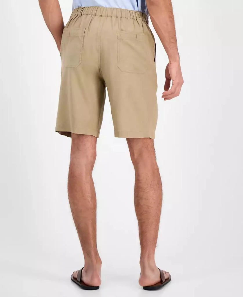 Club Room Men's 100% Linen Drawstring Shorts, Created for Macy's 4