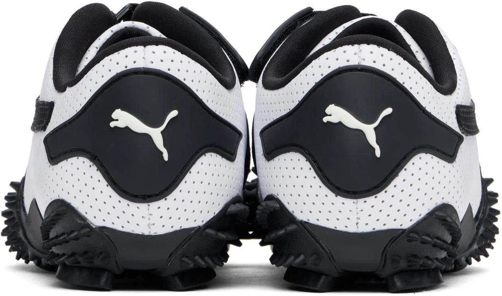 Puma White & Black Mostro Perforated Sneakers 2