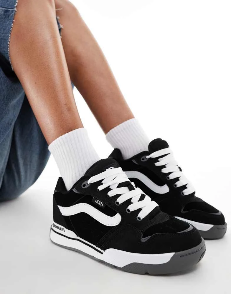 Vans Vans rowley XLT chunky trainers in black and white 1