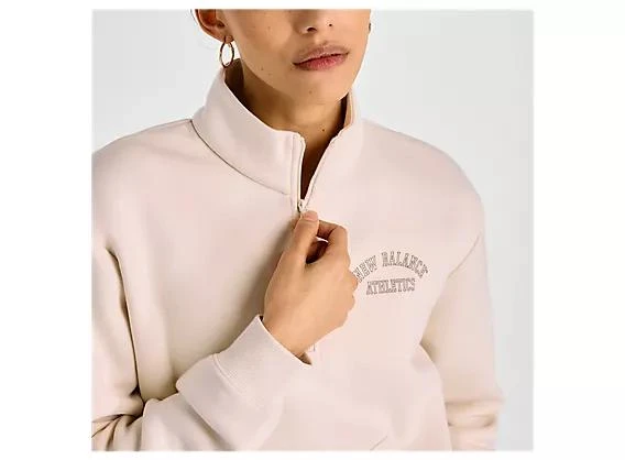 New Balance Graphic Quarter Zip 4