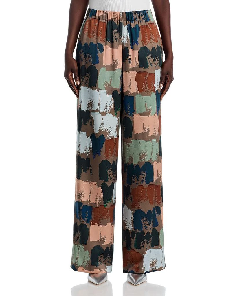 Lafayette 148 New York Riverside Silk Pants 7