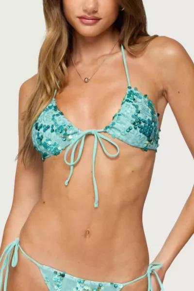 Edikted Edikted Mirabella Sequin Bikini Top