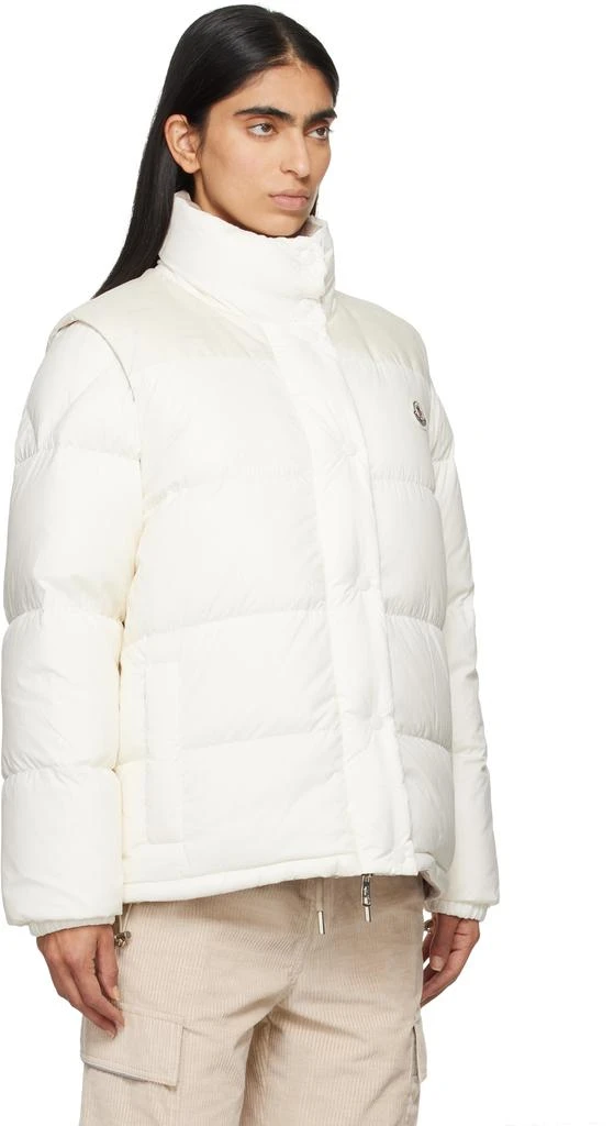 Moncler Off-White Verone Short Reversible Down Jacket 2
