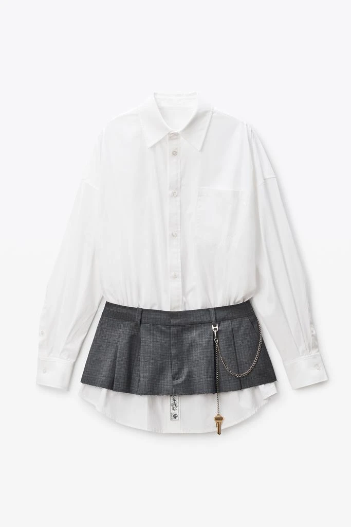 Alexander Wang Grey & White Pre-Styled Shirtdress 2