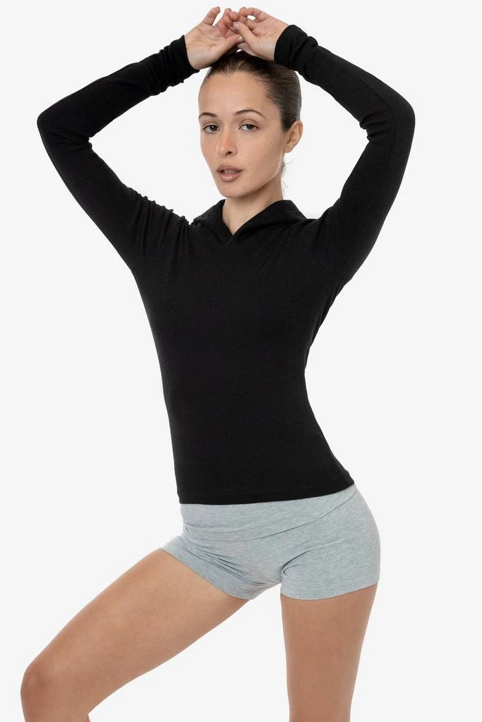 Los Angeles Apparel 43098 - Baby Rib Long Sleeve Hoodie 5
