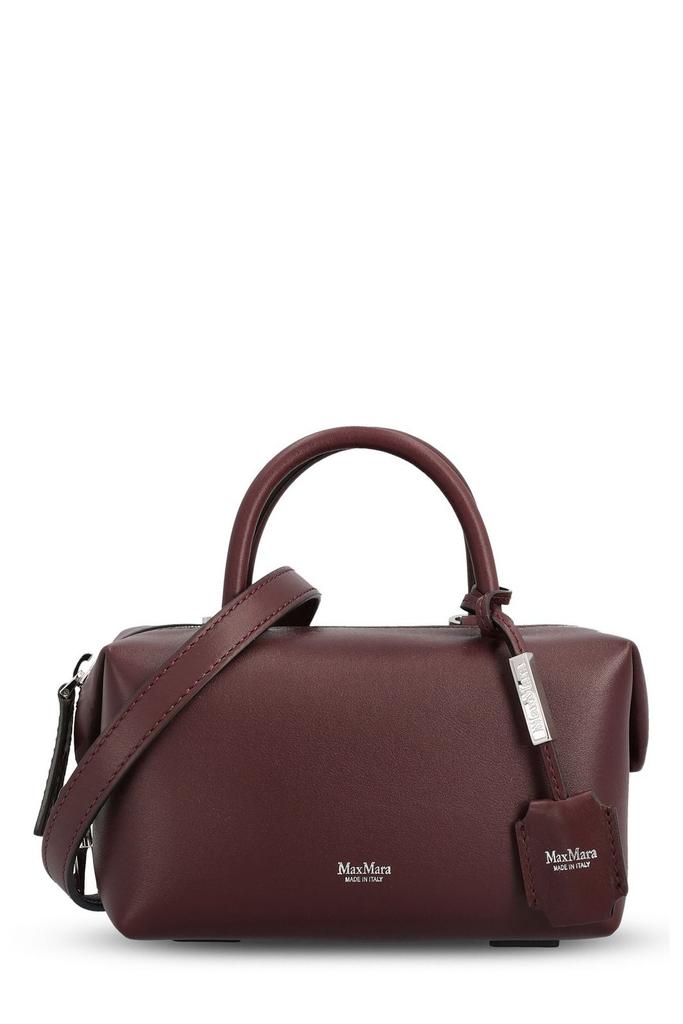 トートバッグ Max Mara HOLDALLSTRING - Natural Leather Satchel Max Mara Leather Satchel Top-Handle Bag - Tote Bags