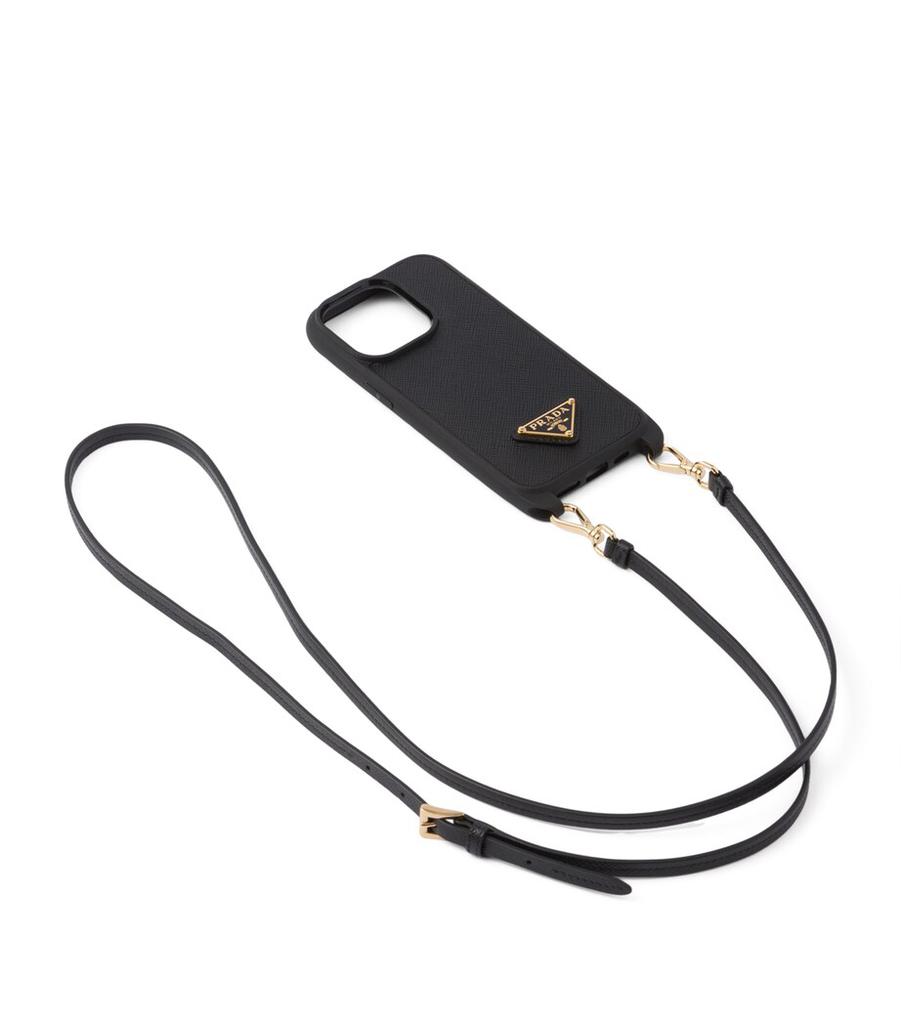 Prada Saffiano Leather iPhone 14 Case