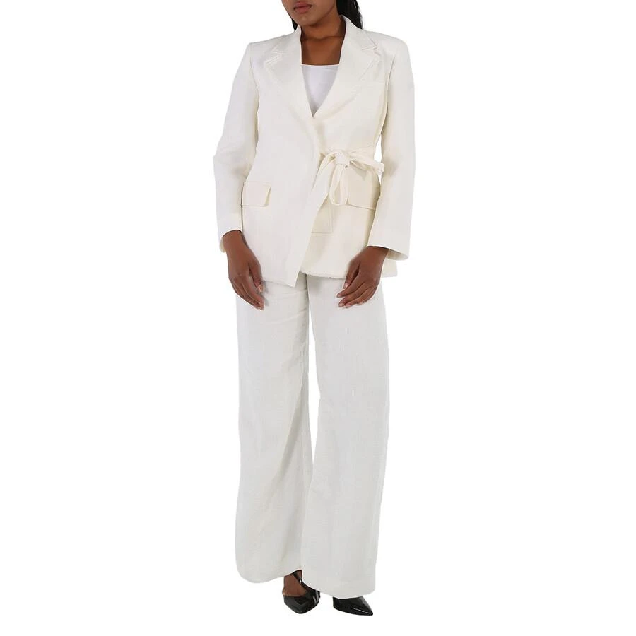 Chloé Ladies Iconic Milk Double-Breasted Belted Blazer Jacket 2