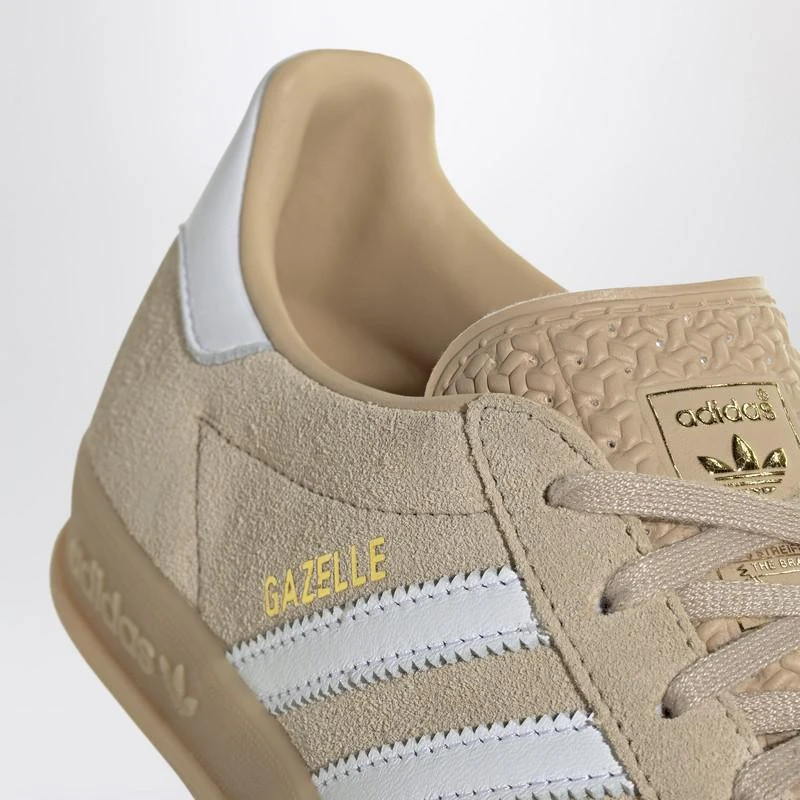 adidas gazelle silver green womens Gazelle Indoor Grade School Lifestyle Shoes (Sandy Pink/Cloud White/Gum) main image 1