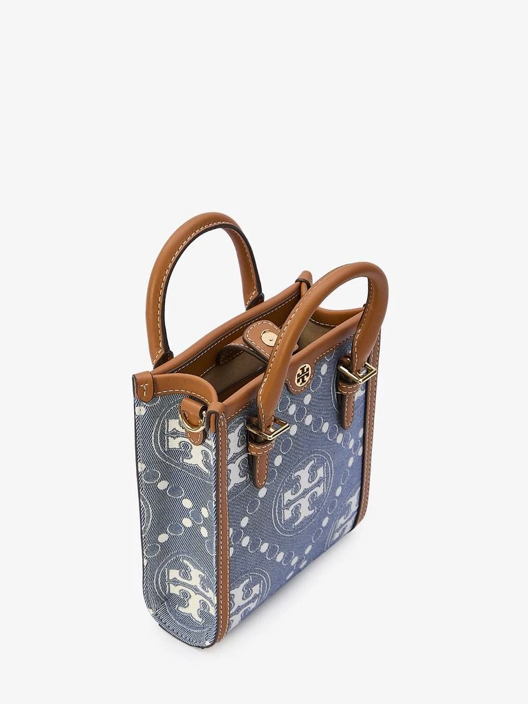 Tory Burch T Monogram Denim Mini N/S Tote bag 4