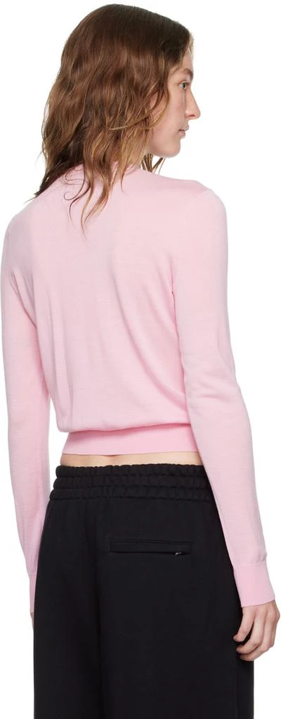 Alexander Wang Pink Embossed Logo Sweater 3