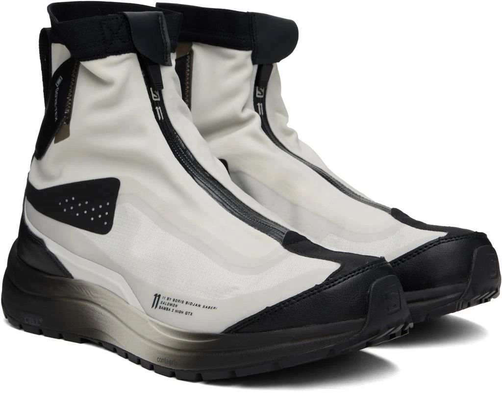 11 by Boris Bidjan Saberi Black & White Salomon Edition Bamba 2 High GTX Sneakers 4
