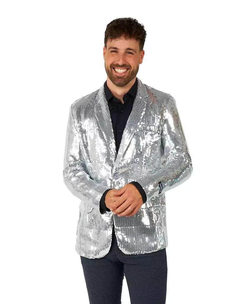 Suitmeister Men's Shiny Party Blazer - Sequins USA 1