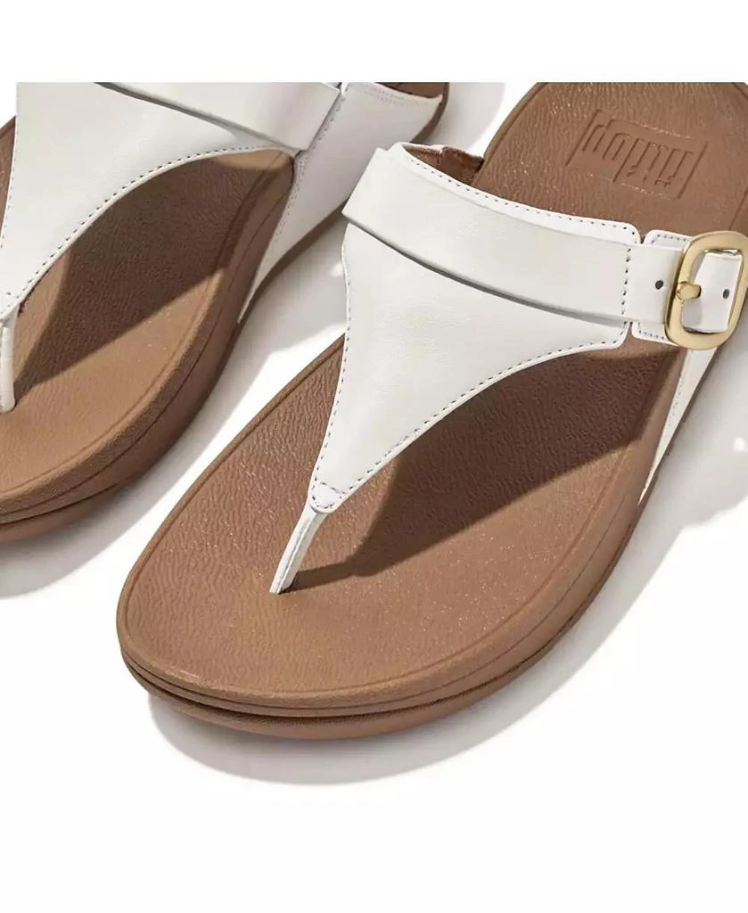 FitFlop Women's Lulu Adjustable Leather Toe-Post Sandals 5