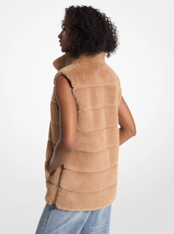 Michael Kors Quilted Faux Fur Vest 2