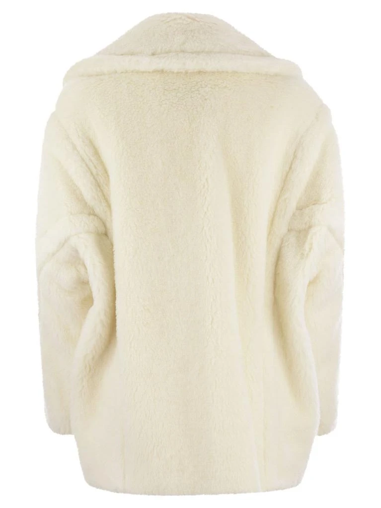 Max Mara Max Mara Espero Teddy Button-Up Short Coat 2