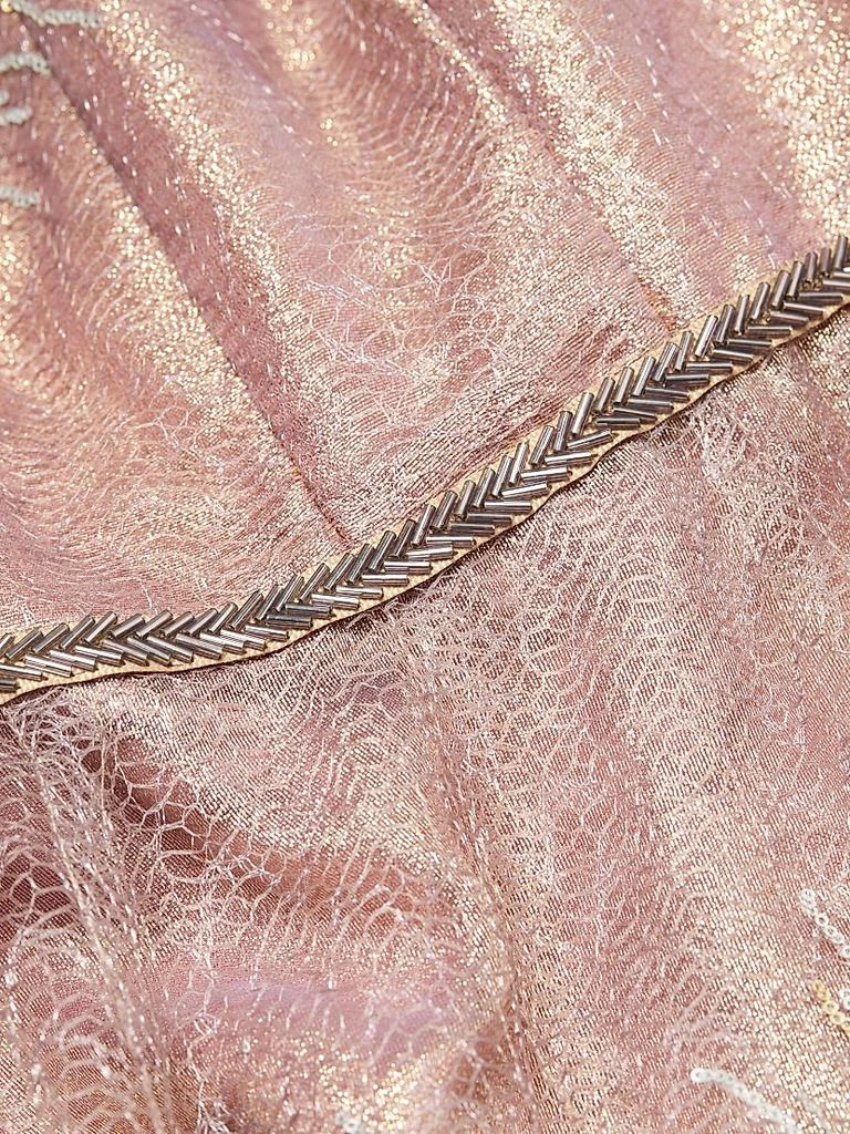 Rene Ruiz Collection Feather Jacquard Fit-&-Flare Gown 7