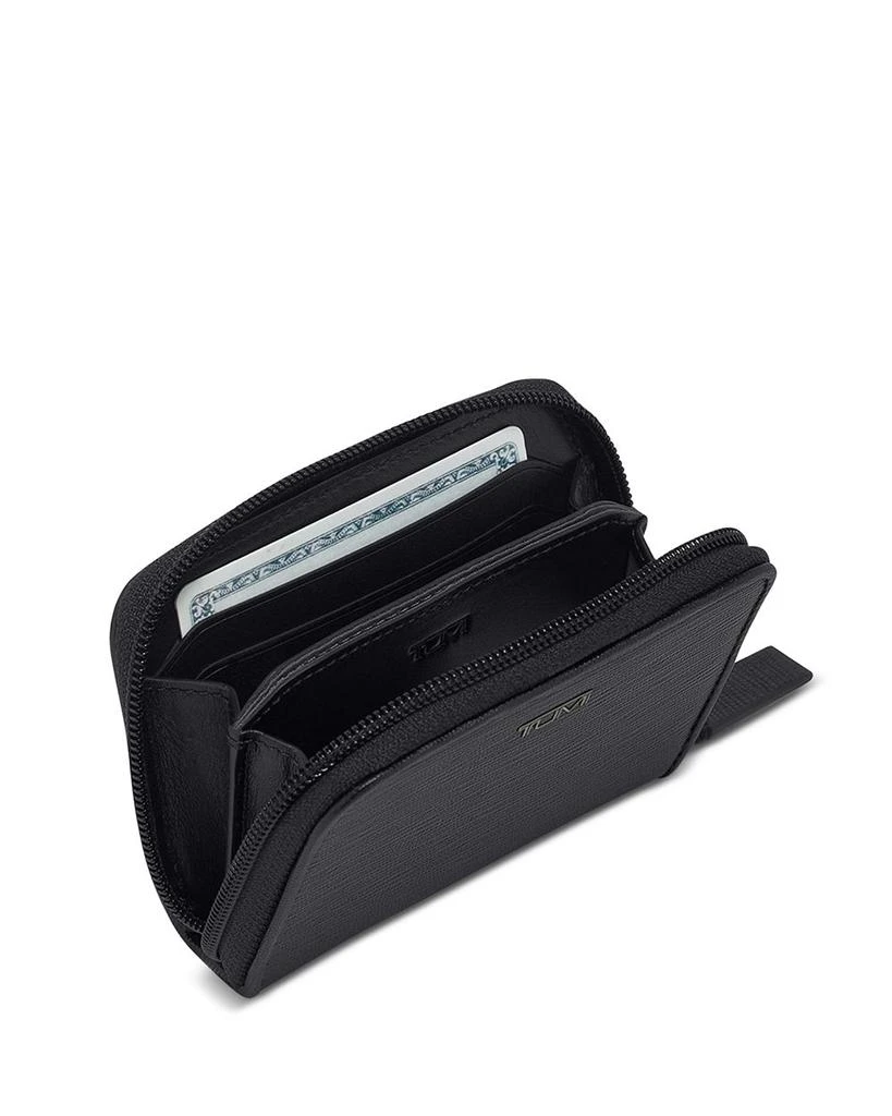 Tumi Nassau SLG Leather Embossed Zip Card Case 3