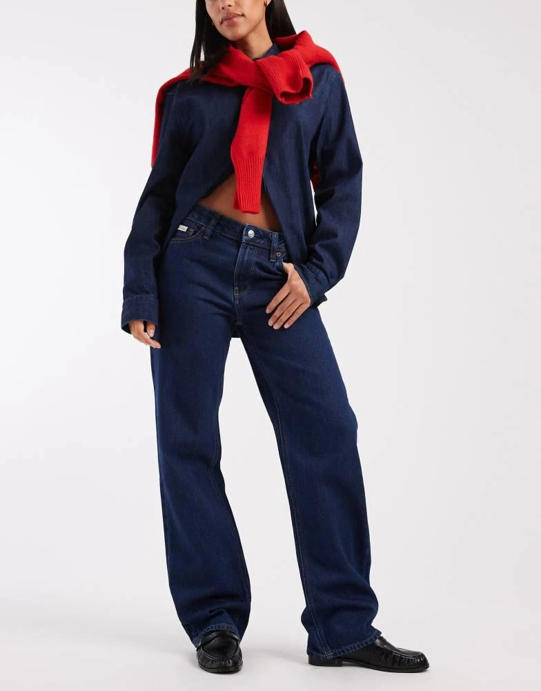 Calvin Klein Calvin Klein Jeans signature 90s straight jeans in true indigo