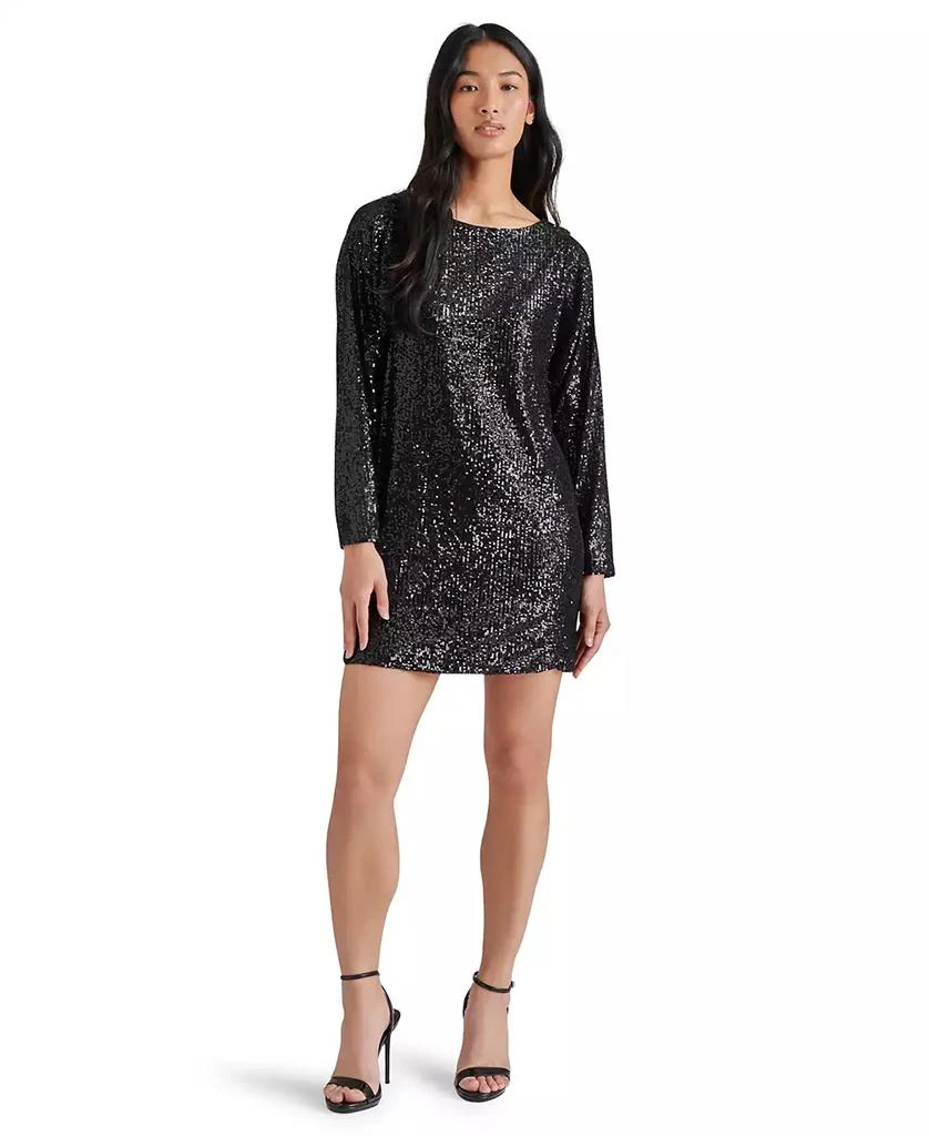 Steve Madden Women's Ginger Sequined Mini Shift Dress 1